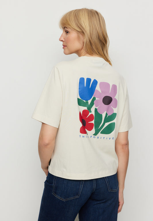 recolution - AZOLLA THINK POSITIVE T-Shirt arctic white