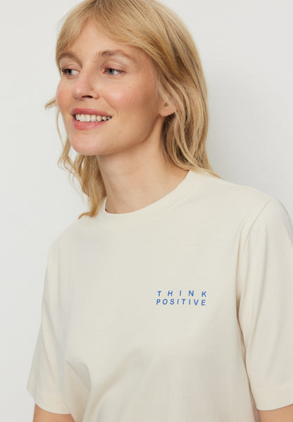 recolution - AZOLLA THINK POSITIVE T-Shirt arctic white