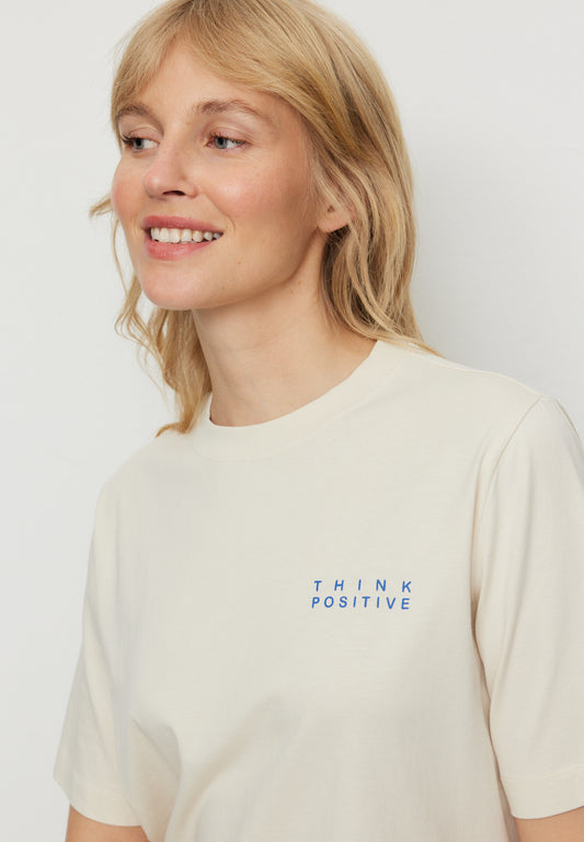recolution - AZOLLA THINK POSITIVE T-Shirt arctic white