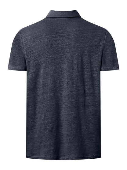 KCA - Linen polo Total Eclipse - WERTE FREUNDE