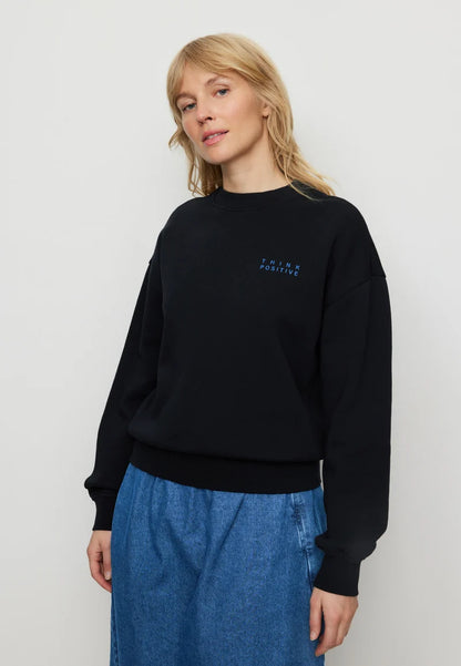 recolution - NERINE THINK POSITIVE Sweatshirt black