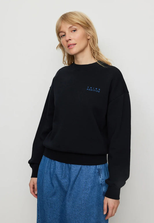 recolution - NERINE THINK POSITIVE Sweatshirt black