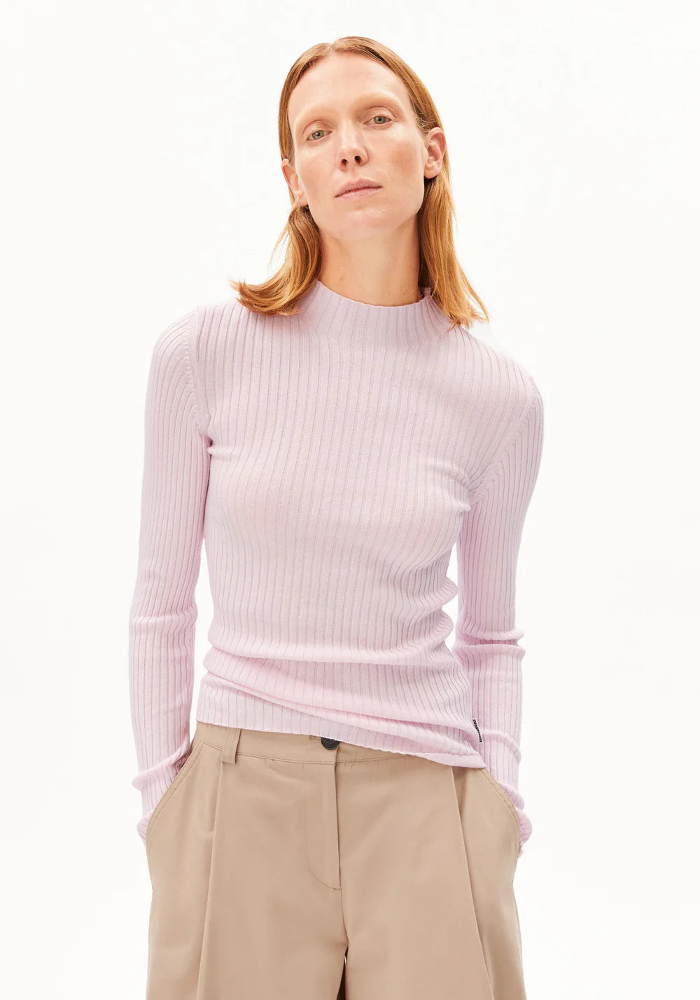 Armedangels - ALAANIA STRICKPULLOVER pink mist - WERTE FREUNDE