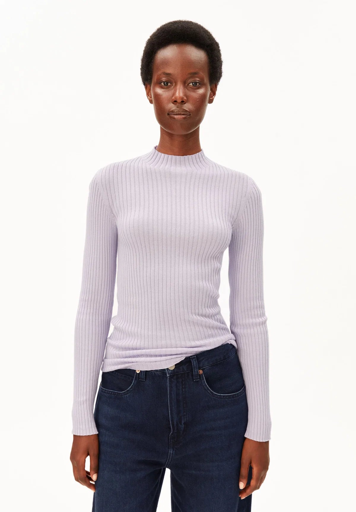 Armedangels - ALAANIA KNIT SWEATER moonlit lilac