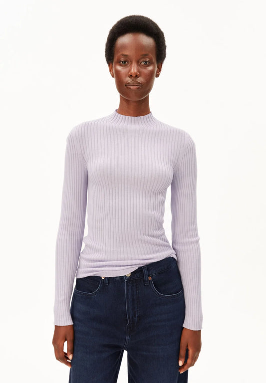 Armedangels - ALAANIA KNIT SWEATER moonlit lilac