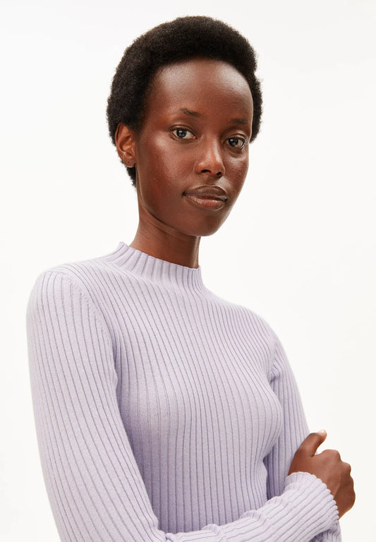 Armedangels - ALAANIA KNIT SWEATER moonlit lilac