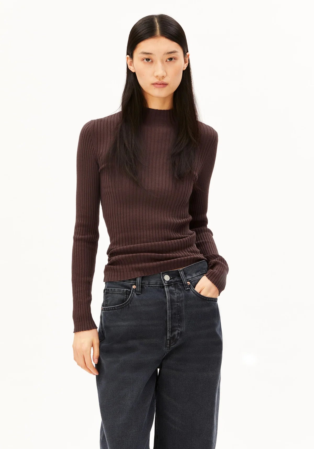 Armedangels - ALAANIA Strick Pullover claystone
