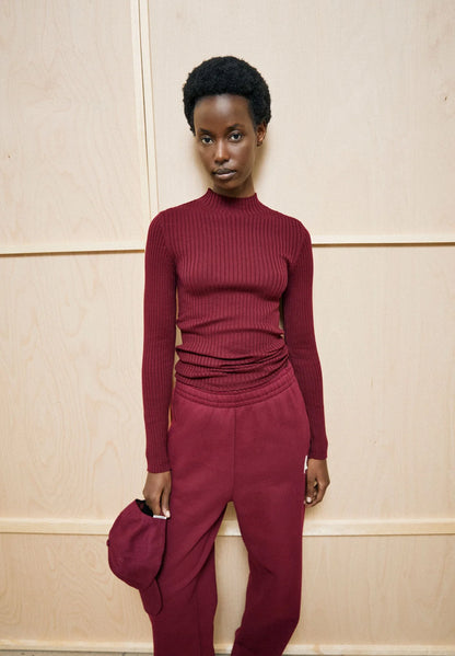 Armedangels - ALAANIA KNIT SWEATER velvet red