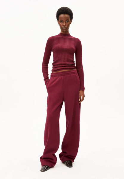 Armedangels - ALAANIA KNIT SWEATER velvet red