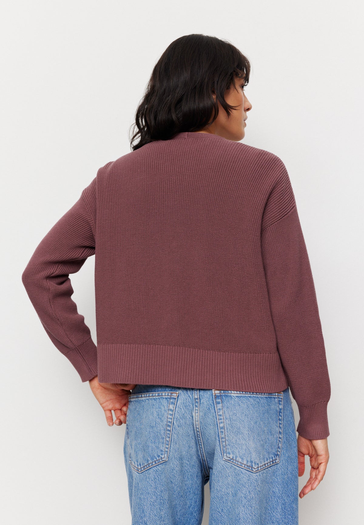 recolution - MORINGA Cardigan wild berry