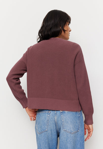 recolution - MORINGA Cardigan wild berry