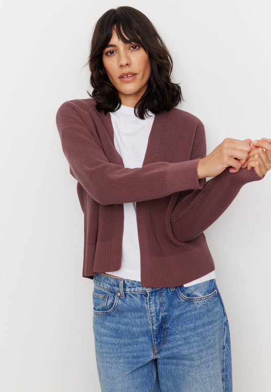 recolution - MORINGA Cardigan wild berry