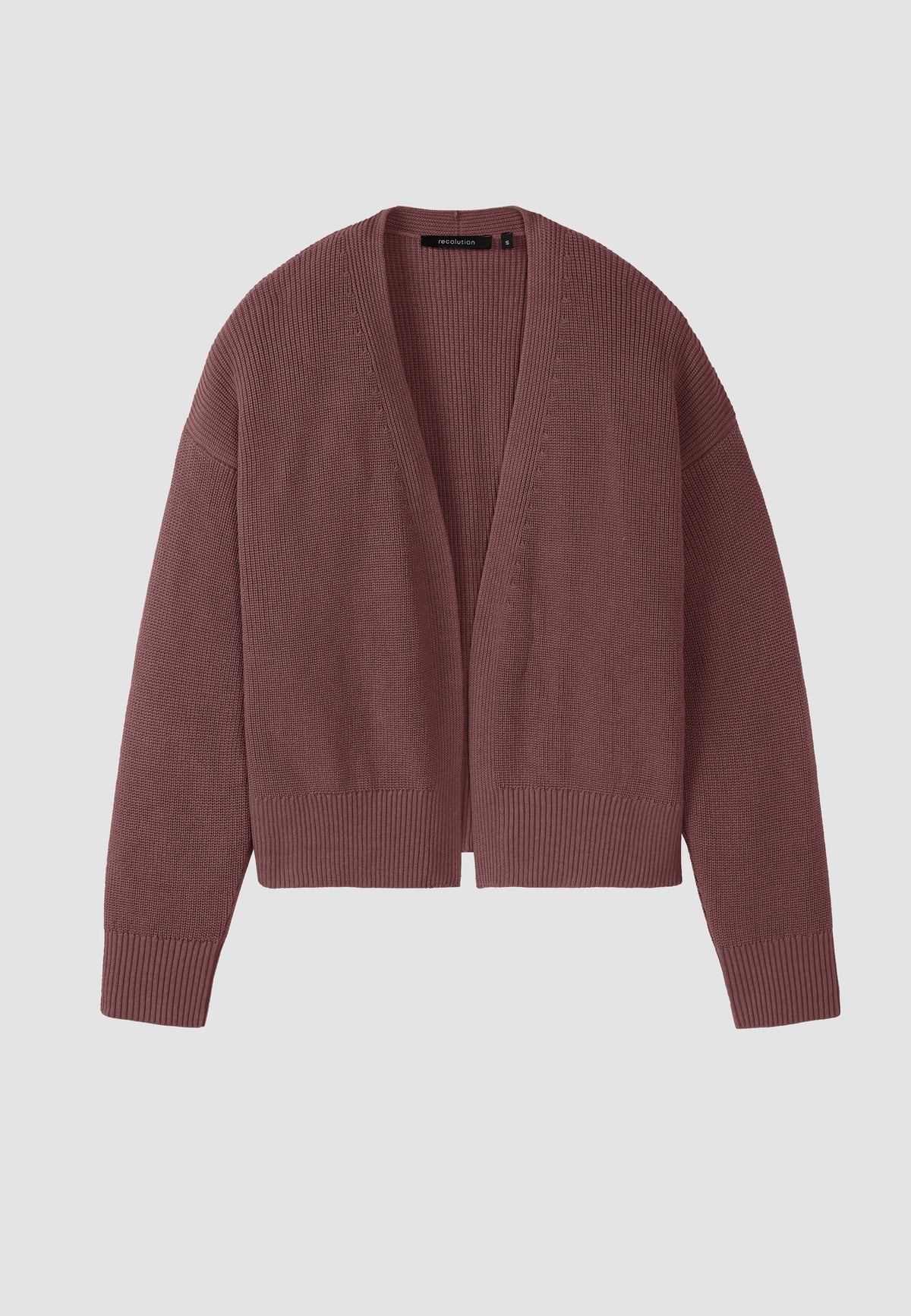 recolution - MORINGA Cardigan wild berry