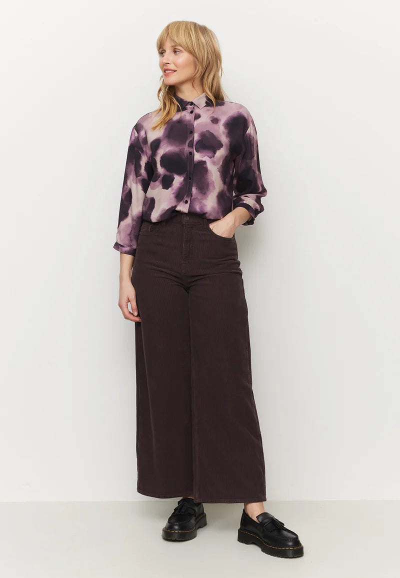 recolution - CYPRESS WATERDROP Bluse dark grape