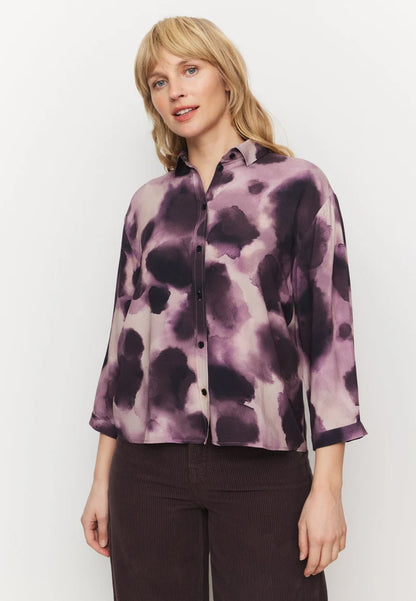 recolution - CYPRESS WATERDROP Bluse dark grape