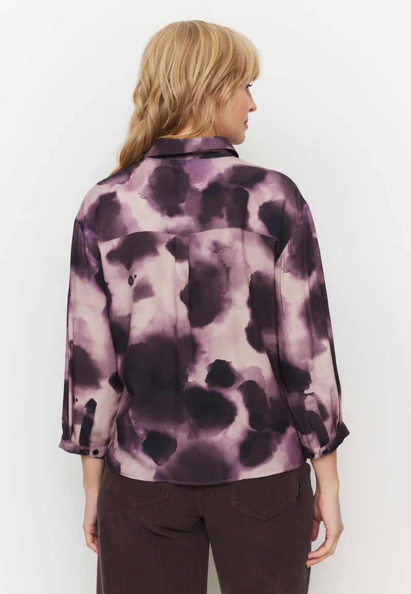 recolution - CYPRESS WATERDROP Bluse dark grape