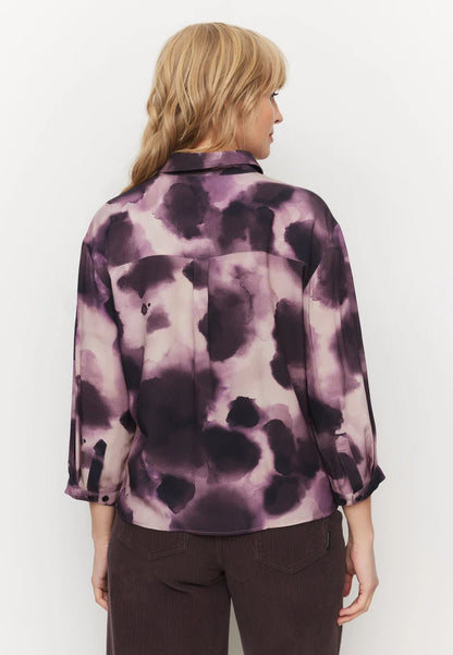 recolution - CYPRESS WATERDROP Bluse dark grape