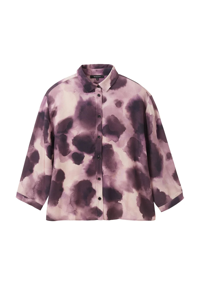recolution - CYPRESS WATERDROP Bluse dark grape