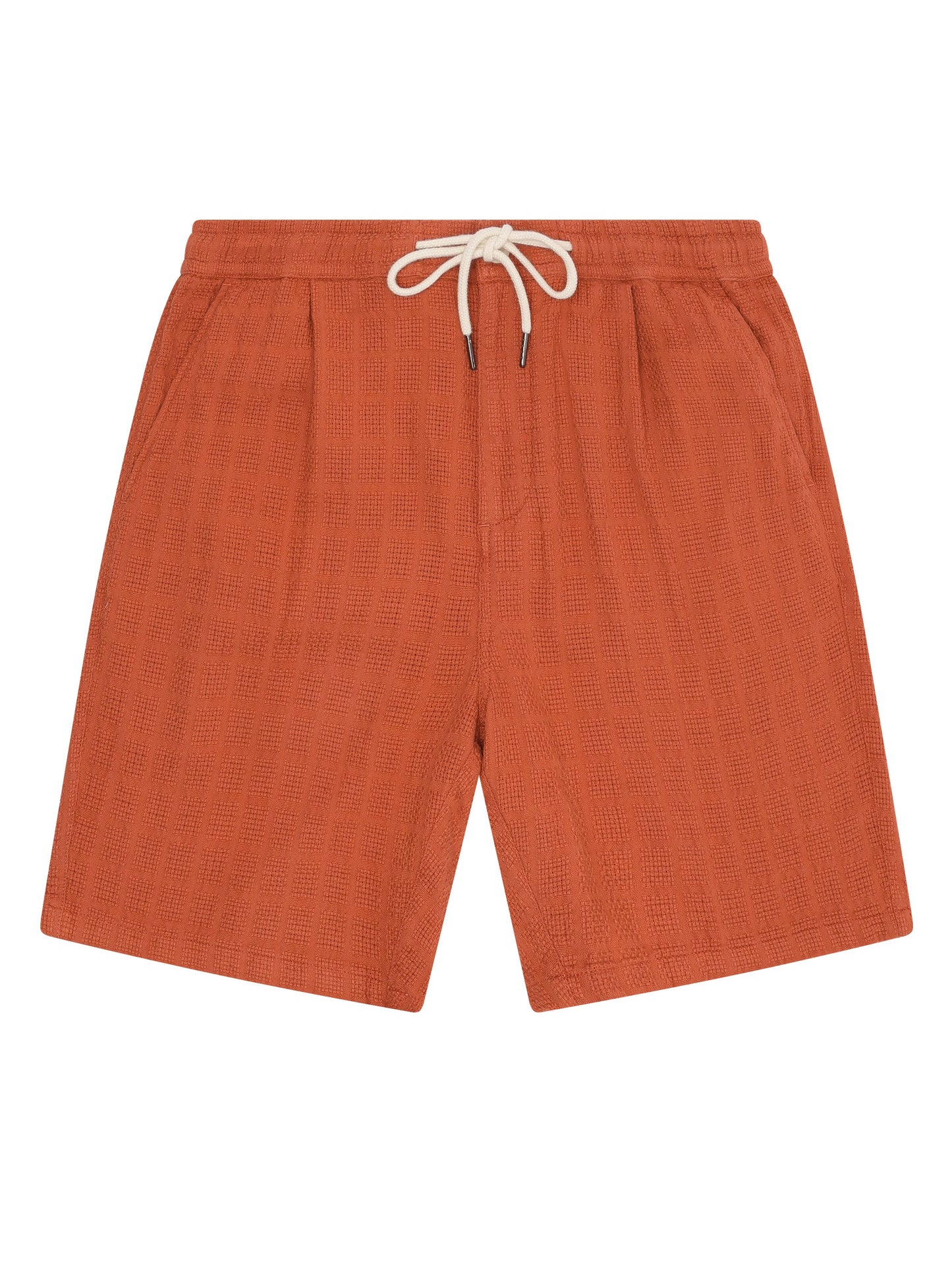 KCA - Fig loose structure shorts Burnt Brick - WERTE FREUNDE