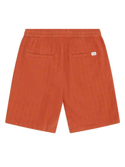 KCA - Fig loose structure shorts Burnt Brick - WERTE FREUNDE