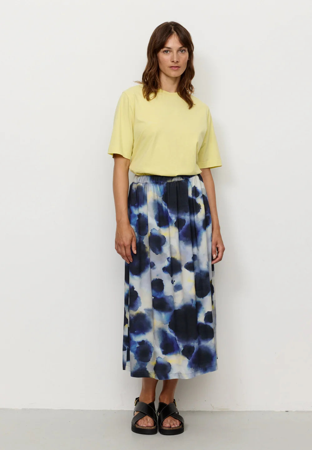 recolution - Skirt HOLLY WATERDROP blue - WERTE FREUNDE