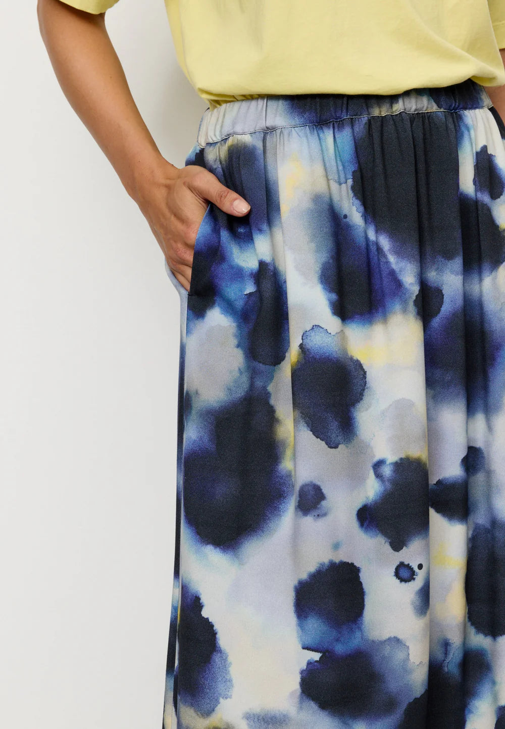 recolution - Skirt HOLLY WATERDROP blue - WERTE FREUNDE