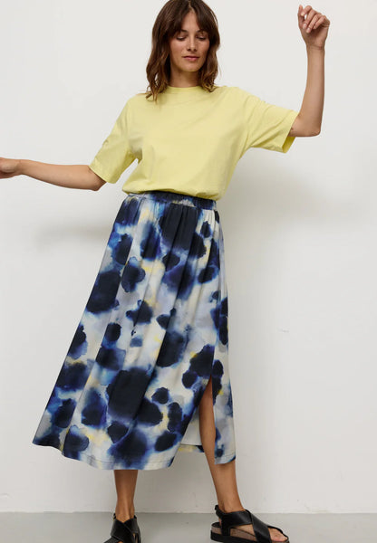 recolution - Skirt HOLLY WATERDROP blue - WERTE FREUNDE