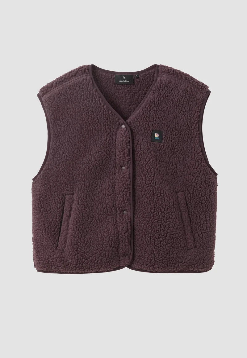 recolution - FARGESIA Weste dark grape
