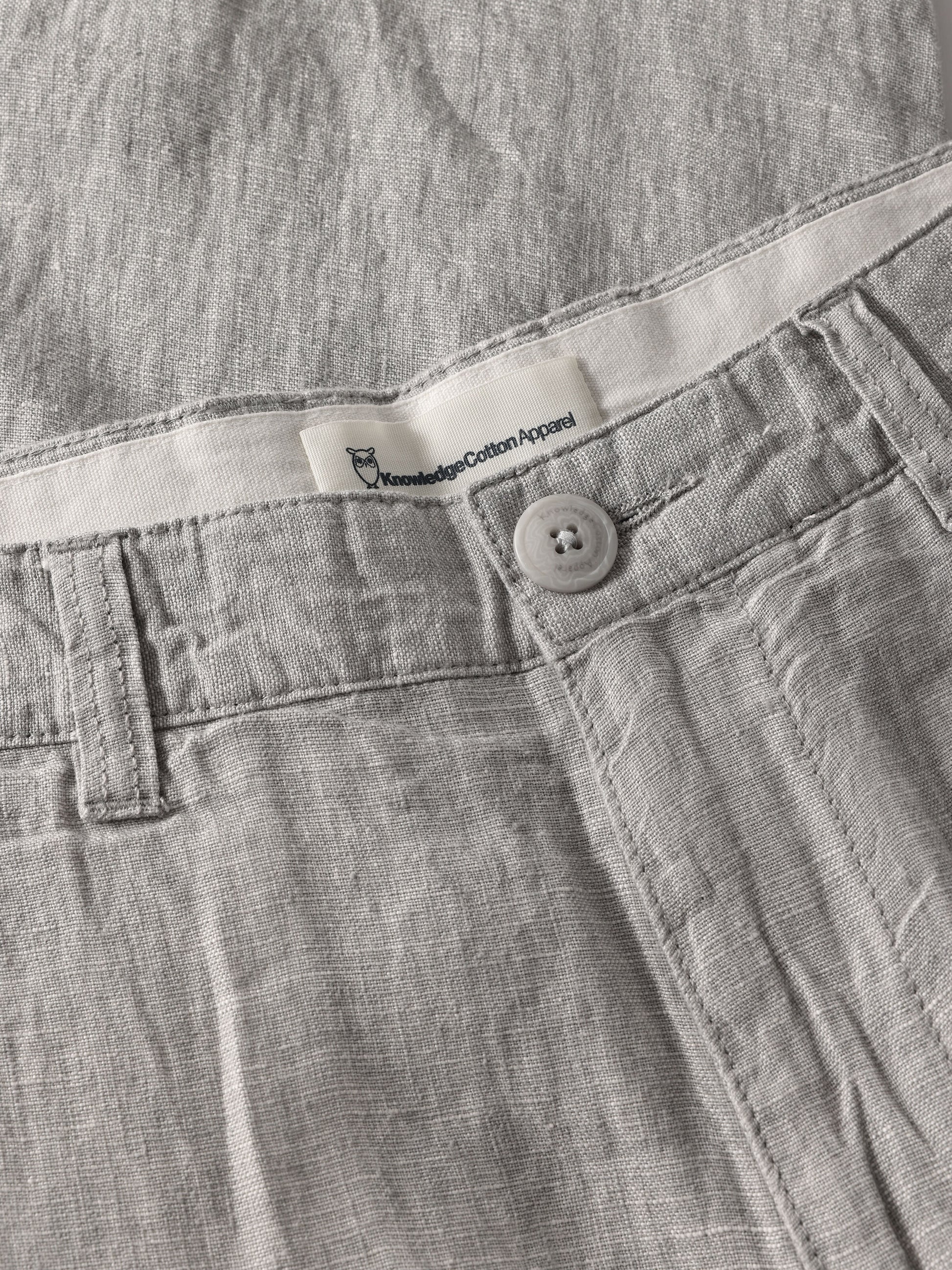 KCA - Chuck regular linen pants Ultimate Grey - Yarndyed - WERTE FREUNDE