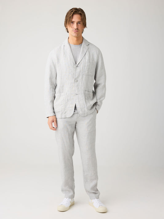 KCA - Chuck regular linen pants Ultimate Grey - Yarndyed - WERTE FREUNDE