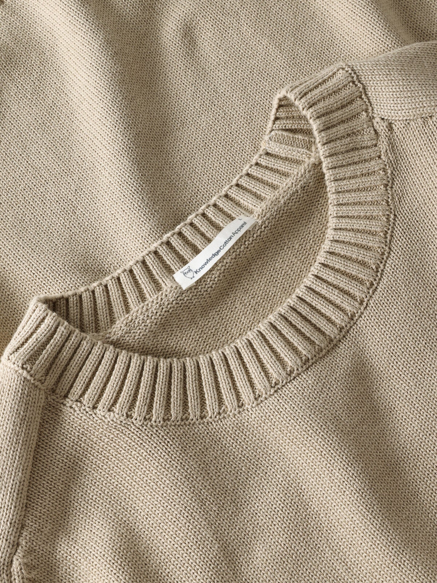 KCA - Crew neck sweater Light feather gray - WERTE FREUNDE