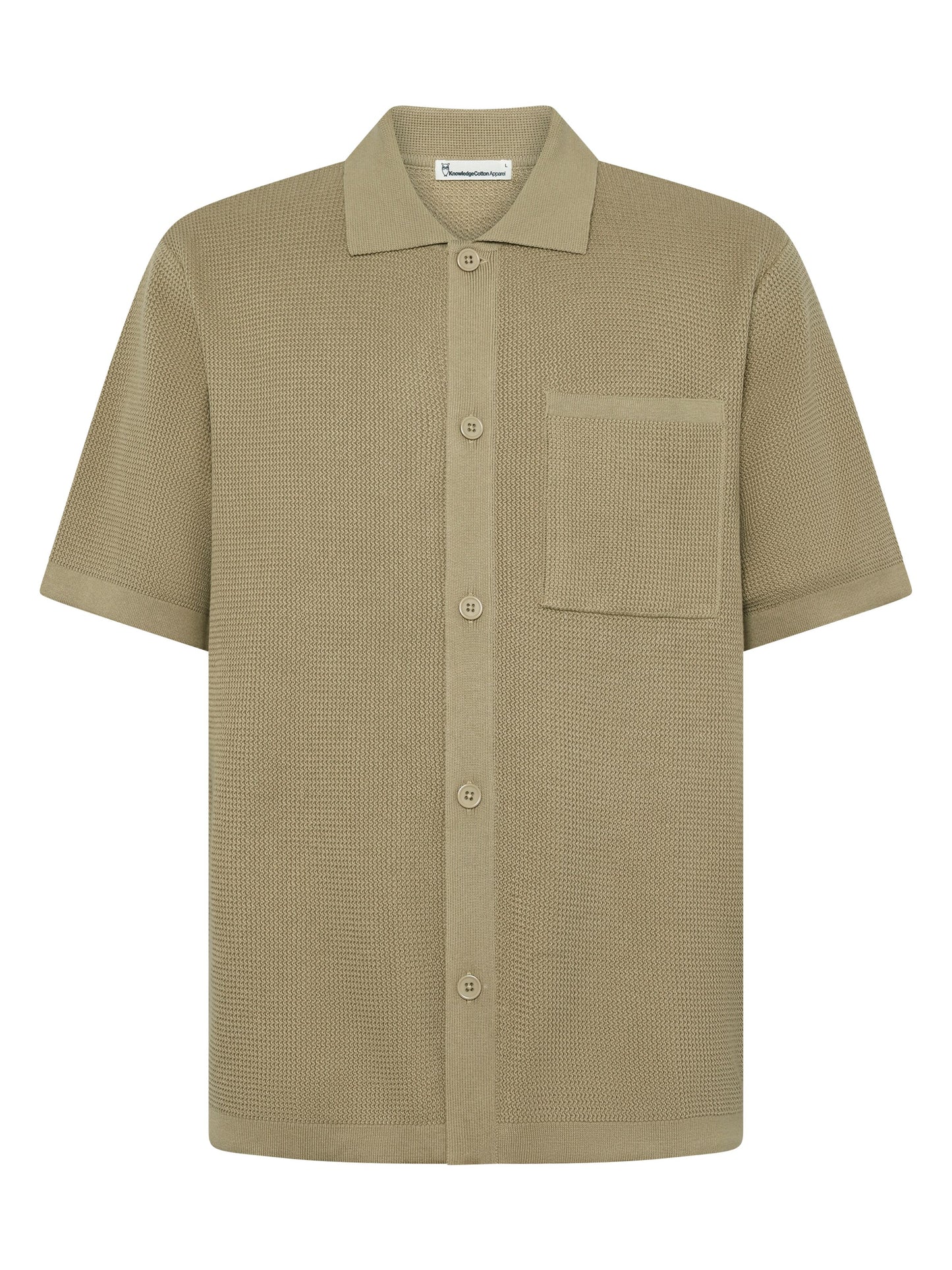 KCA - Regular knit shirt Twill - WERTE FREUNDE