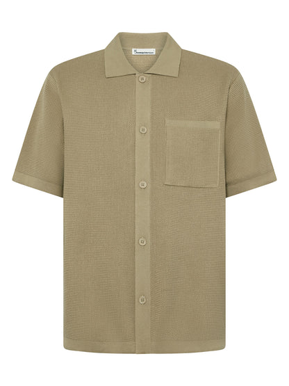 KCA - Regular knit shirt Twill - WERTE FREUNDE