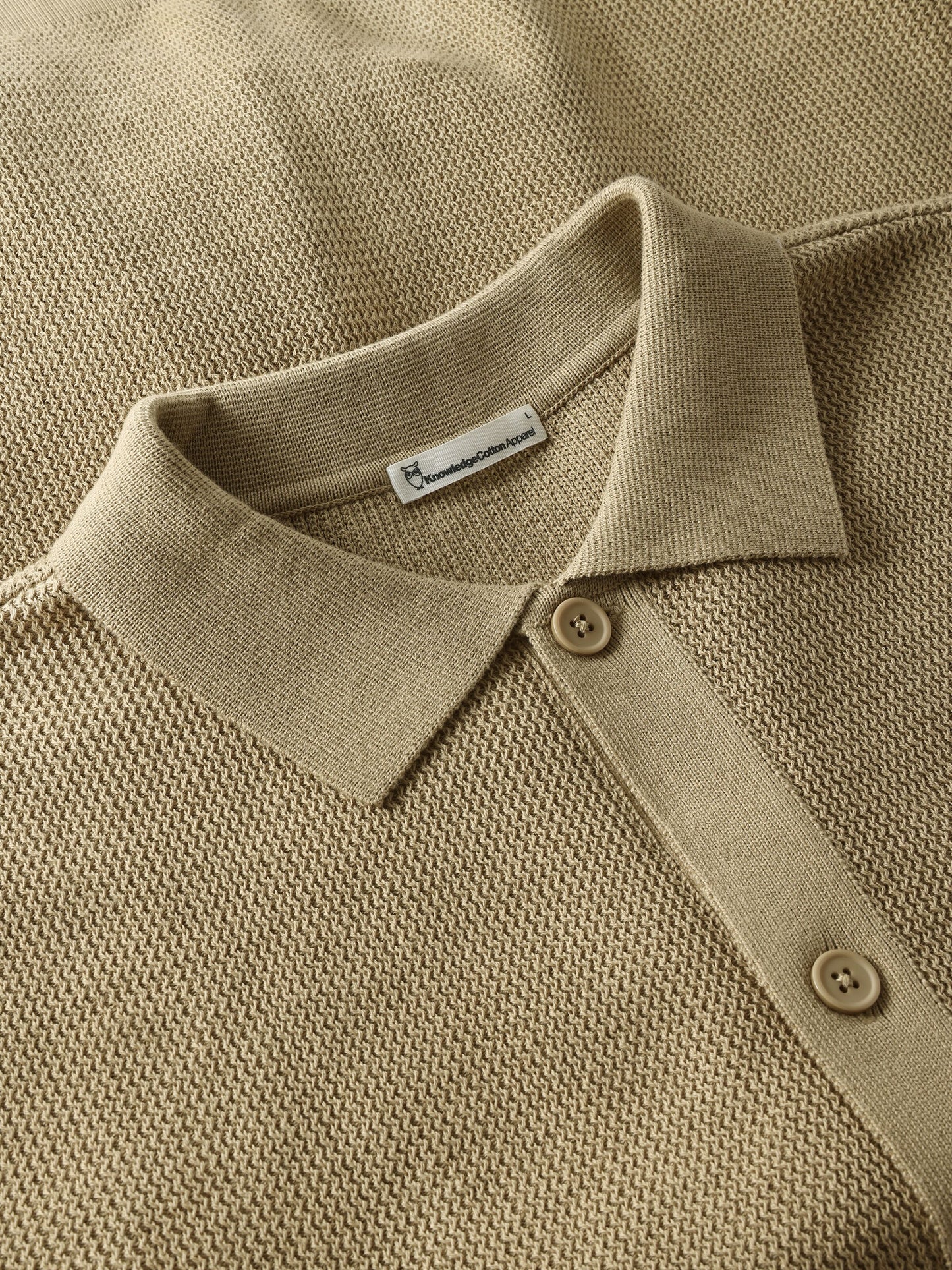 KCA - Regular knit shirt Twill - WERTE FREUNDE