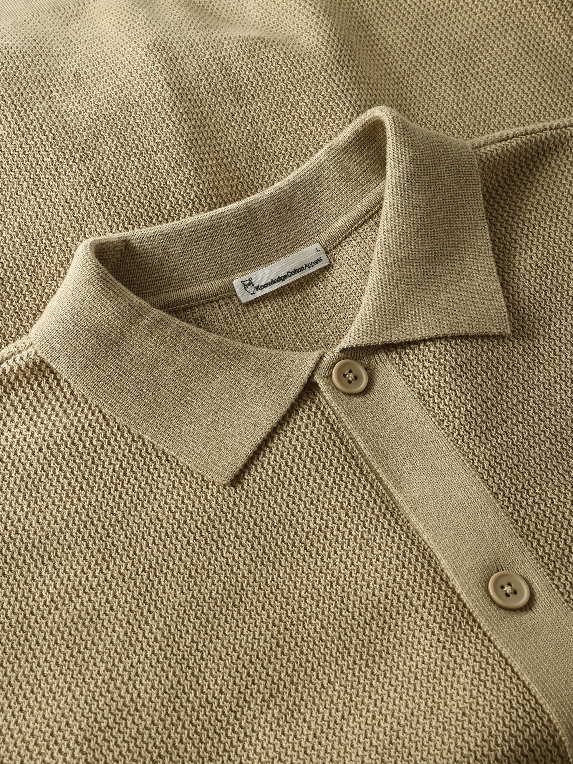 KCA - Regular knit shirt Twill - WERTE FREUNDE