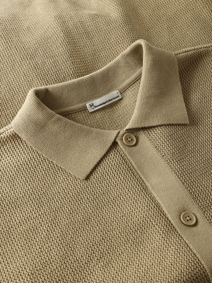 KCA - Regular knit shirt Twill - WERTE FREUNDE
