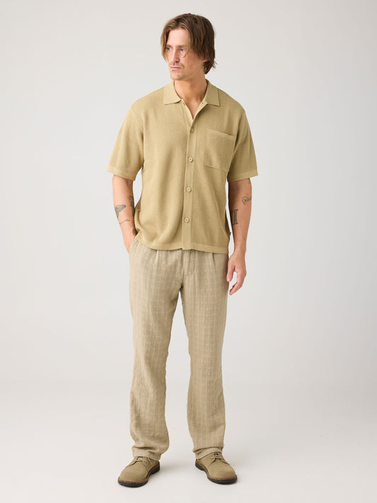 KCA - Regular knit shirt Twill - WERTE FREUNDE