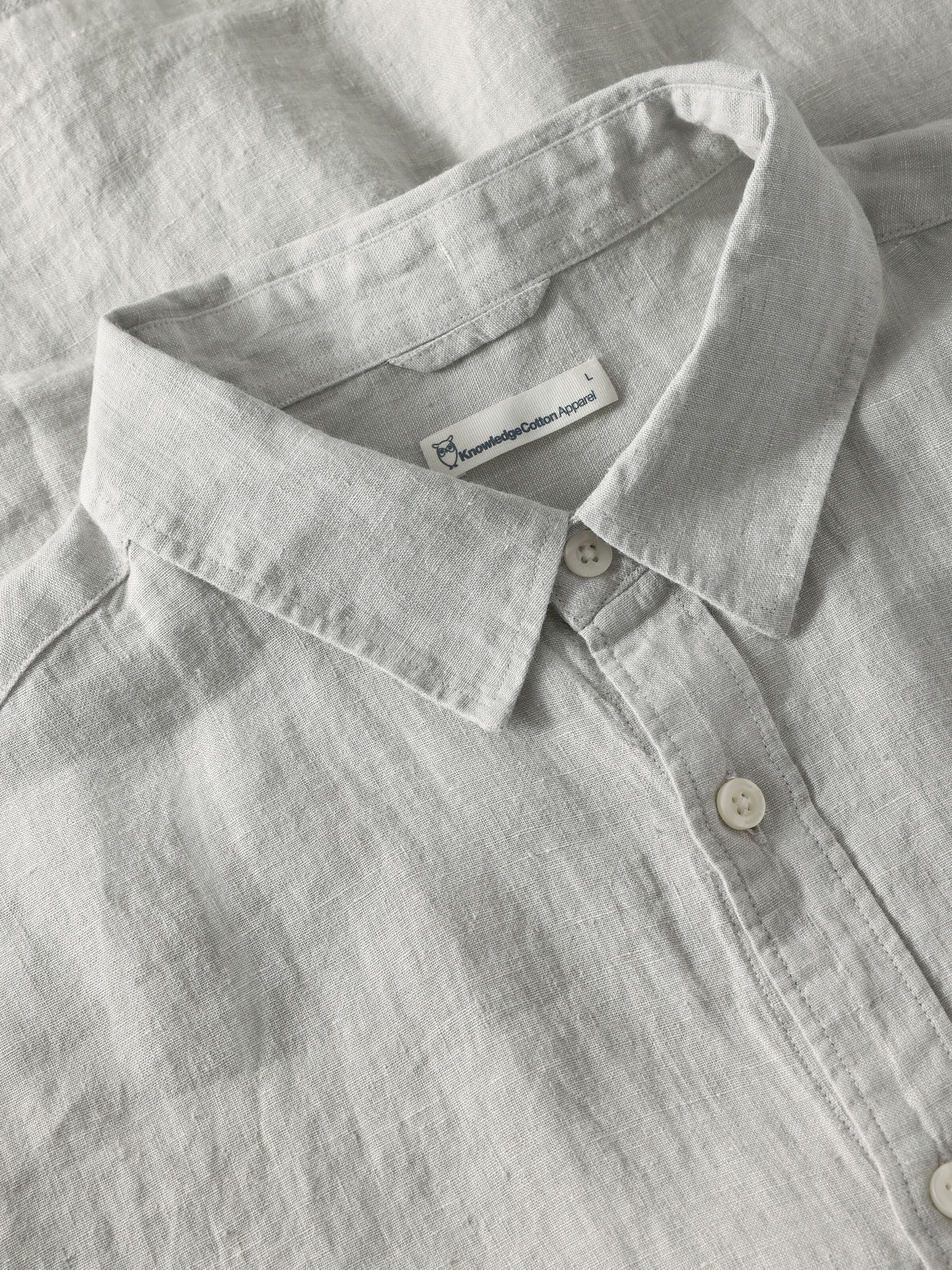 KCA - Linen shirt Ultimate Grey - Yarndyed - WERTE FREUNDE