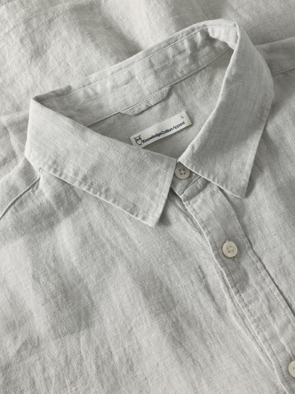 KCA - Linen shirt Ultimate Grey - Yarndyed - WERTE FREUNDE