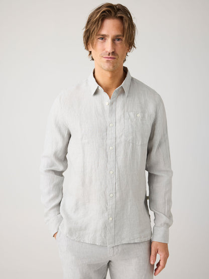 KCA - Linen shirt Ultimate Grey - Yarndyed - WERTE FREUNDE