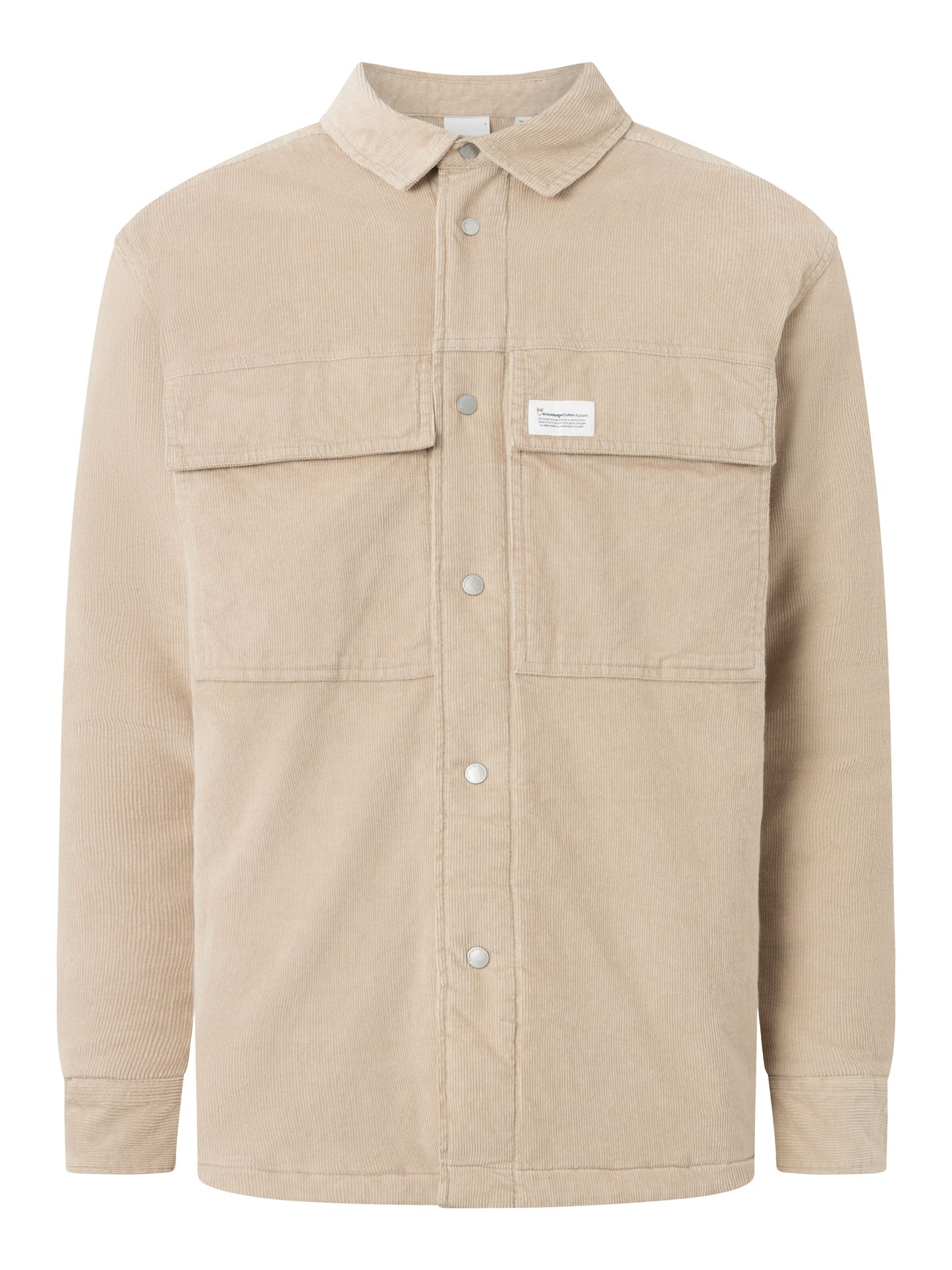 KCA - Corduroy overshirt - OCS/Vegan Light feather gray