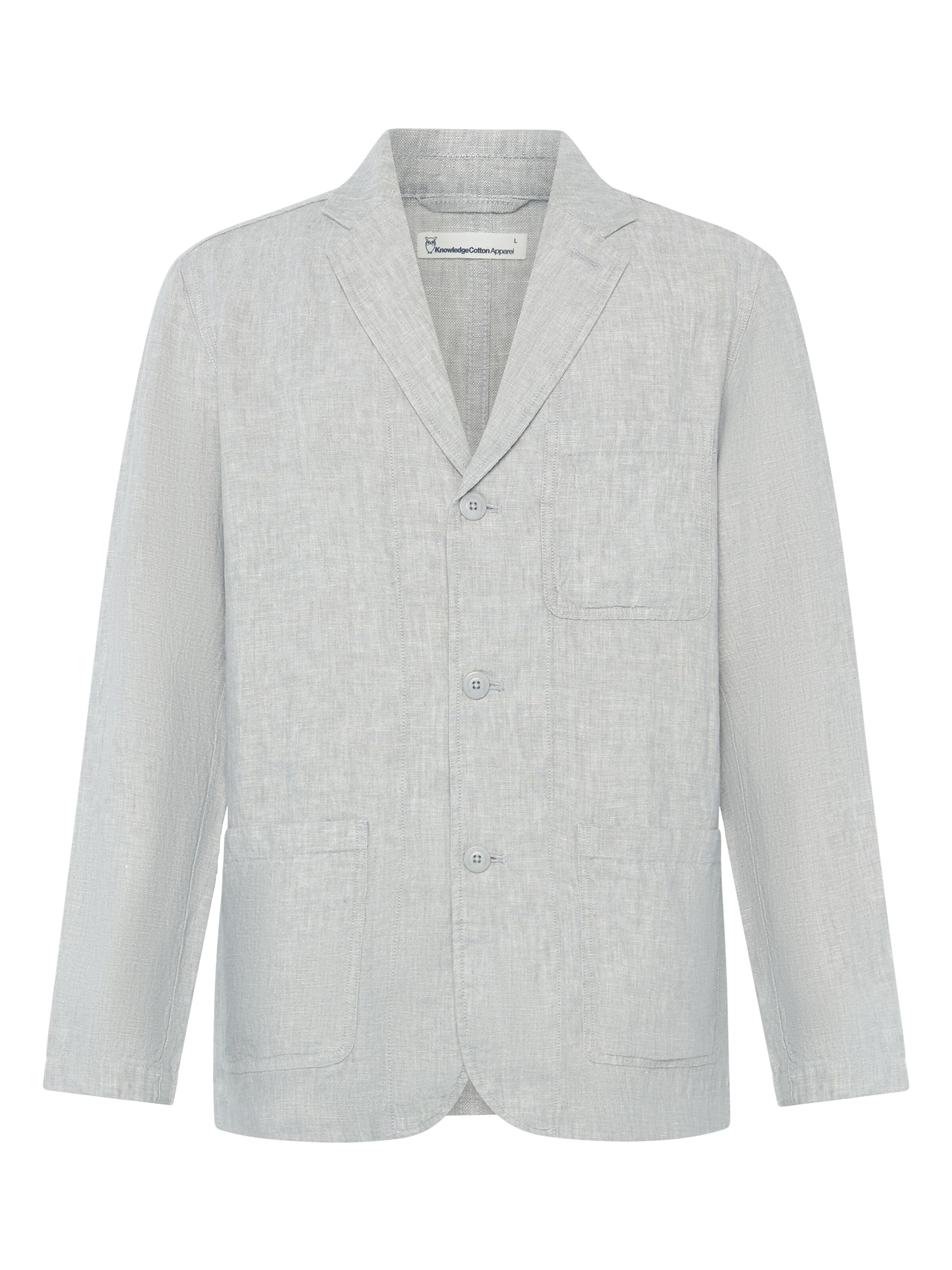 KCA - Linen blazer Ultimate Grey - Yarndyed - WERTE FREUNDE