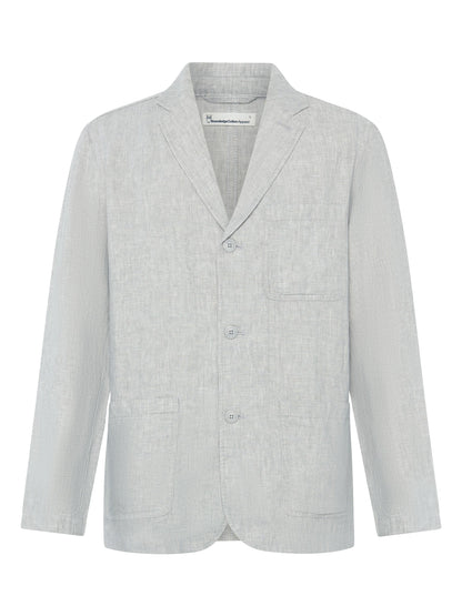 KCA - Linen blazer Ultimate Grey - Yarndyed - WERTE FREUNDE