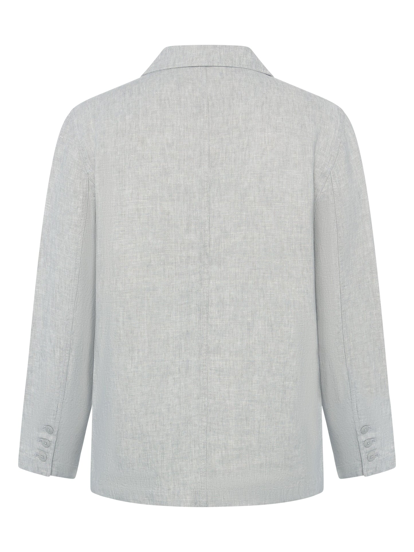 KCA - Linen blazer Ultimate Grey - Yarndyed - WERTE FREUNDE