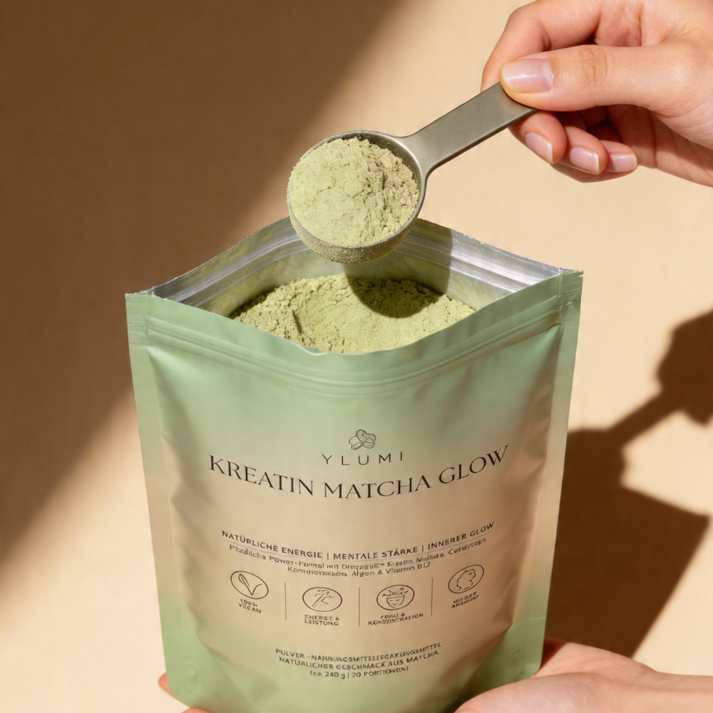 YLUMI - KREATIN MATCHA GLOW PULVER 240g