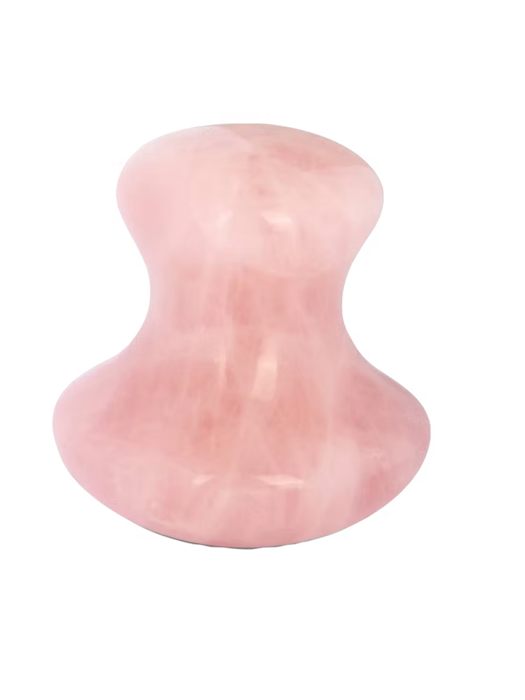 YÙ - gua sha Mushroom Rosenquarz