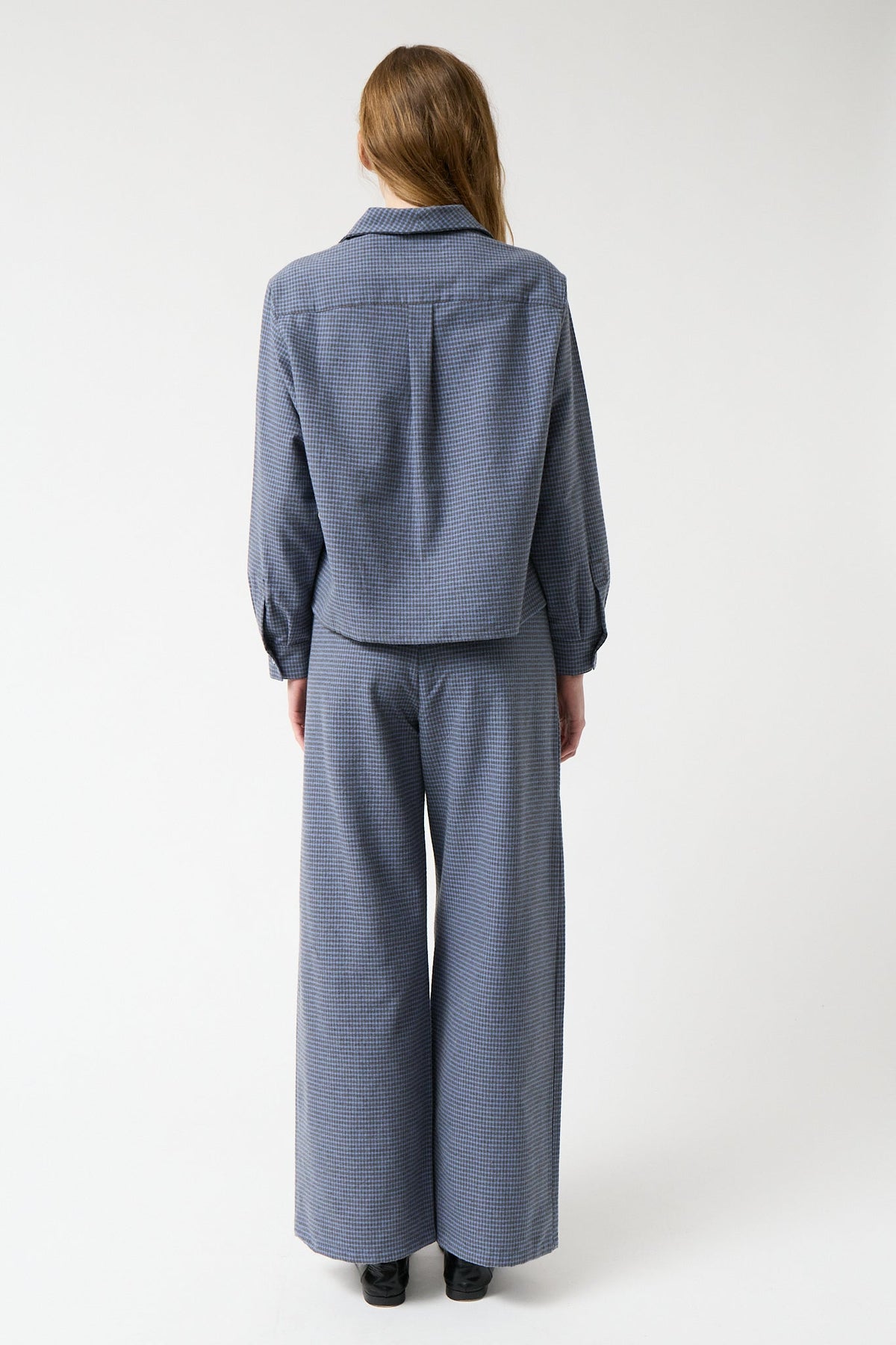 amt. - Hera Pants Grey & Blue Vichy