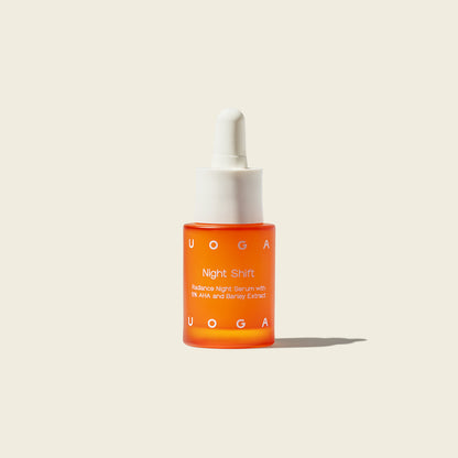 UOGA UOGA - Night Shift - Night Serum with 8% AHA and Barley Extract 15ml