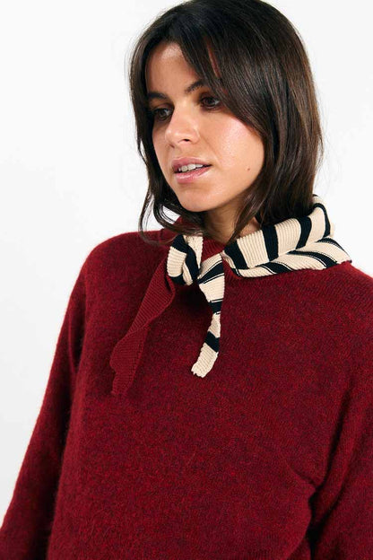 Suite 13 - ALMA SCARF STRIPES BRICK