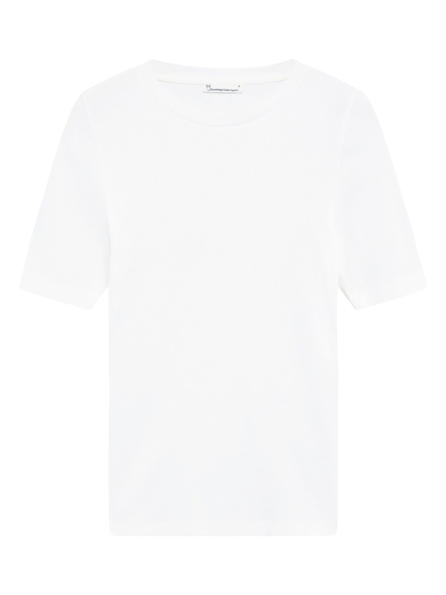 KCA - Rib t-shirt Star White - WERTE FREUNDE